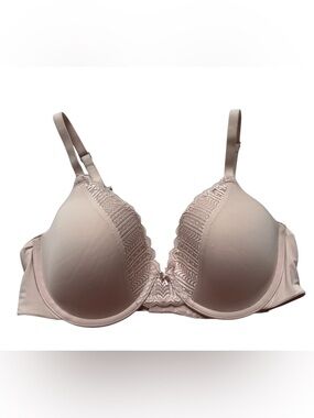 Maidenform Comfort Devotion Lace Trim Full Coverage Bra #9404  BLUSH 34D